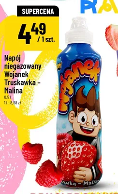 Napój niegazowany Wojanek Truskawka - Malina promocja w POLOmarket