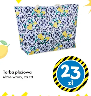 Torba plażowa promocja w Tedi
