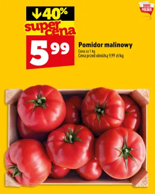 Pomidory malinowe promocja w TOPAZ
