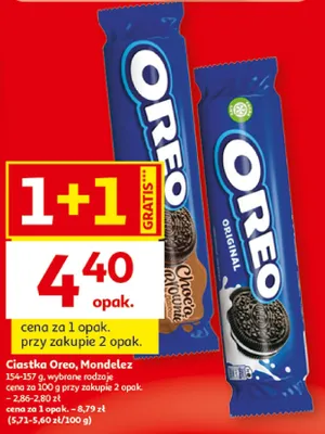 Ciastka Oreo Mondelez promocja w Auchan