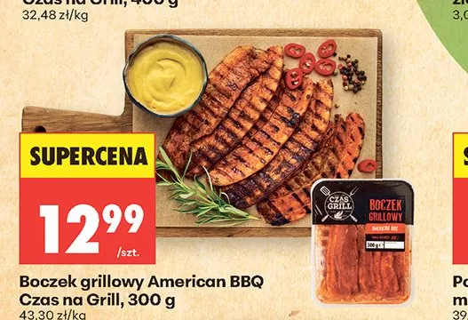 Boczek grillowy American BBQ Czas na Grill promocja w Biedronka