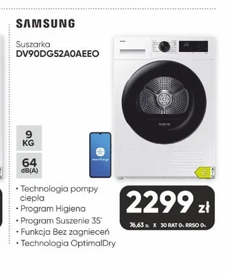 Suszarka Samsung DV90DG52A0AEEO promocja w Max Elektro