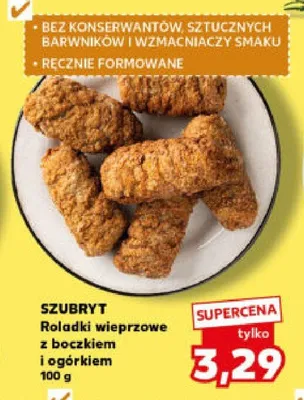Roladki wieprzowe z boczkiem i ogórkiem promocja w Kaufland