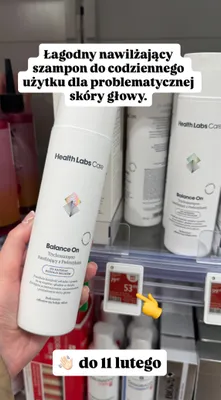  Trychoszampon nawilżający z prebiotykami Balance On promocja w Rossmann