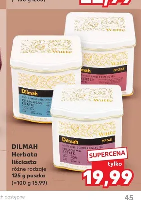 Herbata liściasta Dilmah Watte Craighead Estate promocja w Kaufland