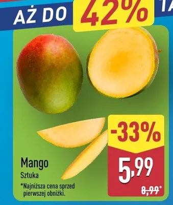 Mango sztuka promocja w Aldi