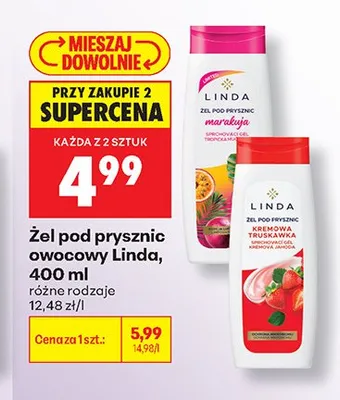 Żel pod prysznic latte promocja w Biedronka