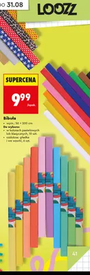 Bibuła ozdobna LOOZZ promocja w Biedronka