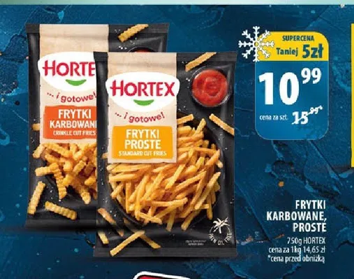 Frytki proste Hortex promocja w Arhelan