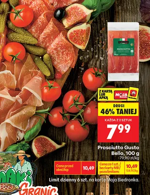 Prosciutto Gusto Bello promocja w Biedronka