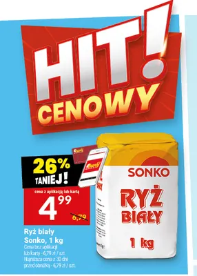 Ryż biały Sonko promocja w Twój Market