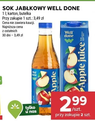 Sok jabłkowy promocja w Stokrotka