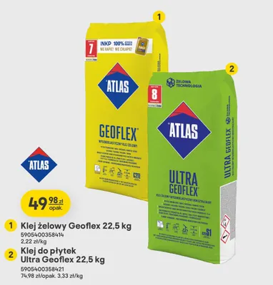 Klej żelowy Geoflex Atlas promocja w Castorama