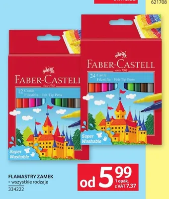 Flamastry Faber-Castell Castle 12-pak promocja w Selgros