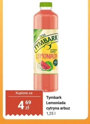 Lemoniada Tymbark cytryna arbuz promocja w Dino