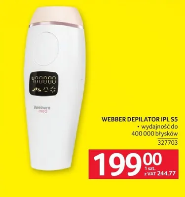 Depilator Webber IPL S5 promocja w Selgros