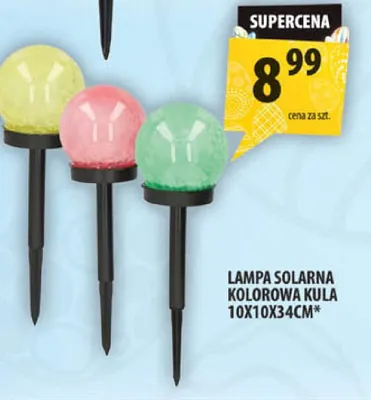 Lampa solarna kolorowa kula promocja w Arhelan