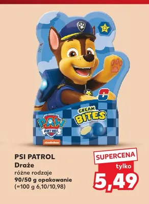 Draże Psi Patrol promocja w Kaufland