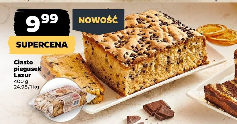 Ciasto Pieguska Lazur promocja w Netto