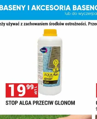 Płyn przeciw glonom Stop Alga Aqua Fun promocja w Merkury Market