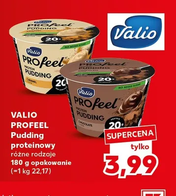 Pudding proteinowy Profeel karmelowy Valio promocja w Kaufland