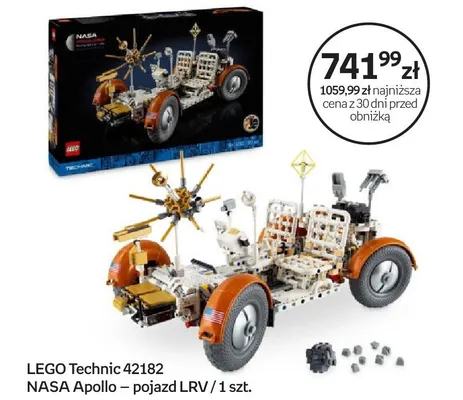 Klocki Technic 42182 NASA Apollo - pojazd LRV promocja w Empik