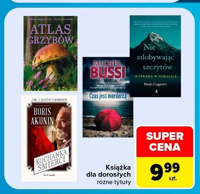 Książka dla dorosłych promocja w Carrefour