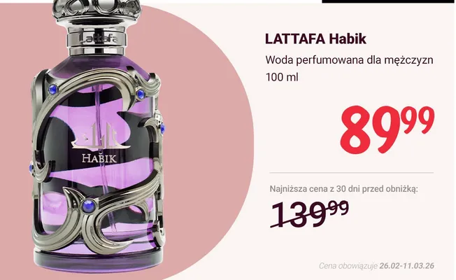 Woda perfumowana dla mężczyzn Habik  promocja w Rossmann