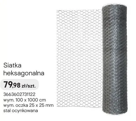 Siatka heksagonalna promocja w Castorama