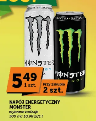 Napój energetyczny Monster Energy Ultra promocja w Groszek