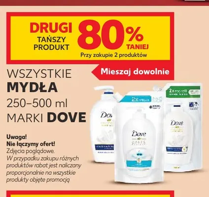 Mydło w płynie Dove promocja w Kaufland