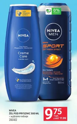 Żel pod prysznic NIVEA ŻEL POD PRYSZNIC 500 ML promocja w Selgros