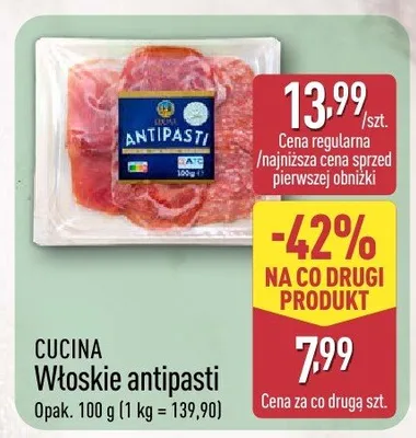 Włoskie antipasti promocja w Aldi
