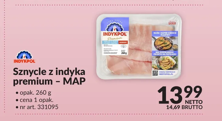 Sznycle z indyka premium MAP Indykpol promocja w Makro