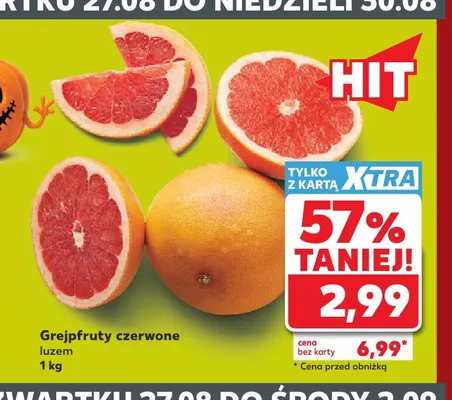 Grejpfruty czerwone promocja w Kaufland