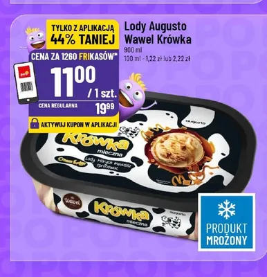 Lody Augusto Wawel Krówka promocja w POLOmarket