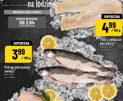 Filet z zębacza bez skóry promocja w POLOmarket