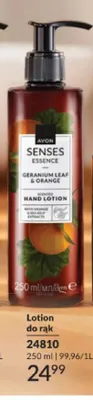 Lotion do rąk Avon Senses Essence Geranium Leaf & Orange promocja w AVON