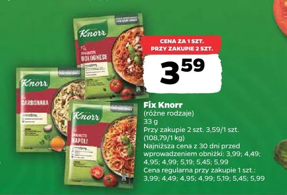 Fix Knorr promocja w Netto