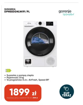 Suszarka Gorenje promocja w Max Elektro