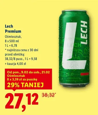 Piwo promocja w Lidl