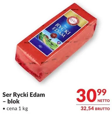 Ser Rycki Edam - blok promocja w Makro