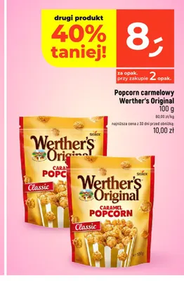 Popcorn karmelowy Werther's Original Classic promocja w Dealz
