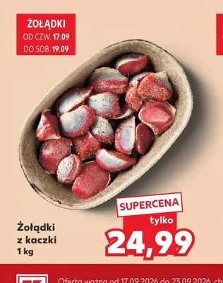 Żołądki z kaczki promocja w Kaufland