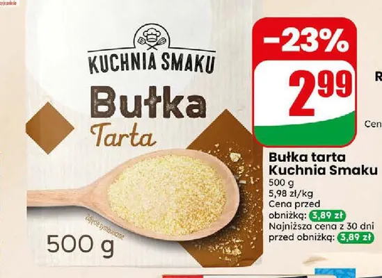 Bułka tarta Kuchnia Smaku promocja w Dino