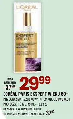 Przeciwzmarszczkowy krem pod oczy Ekspert Wieku 60+ promocja w Drogerie Natura