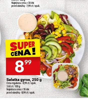 Sałatka gyros Białecki Kuchnia promocja w Twój Market