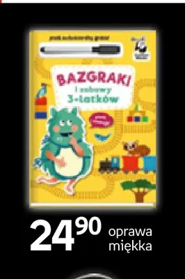 Książka Bazgraki i zabawy 3-latków Kapitan Nauka promocja w Empik