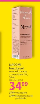 Serum do twarzy z ceramidami 5% Nacomi Next Level promocja w Hebe