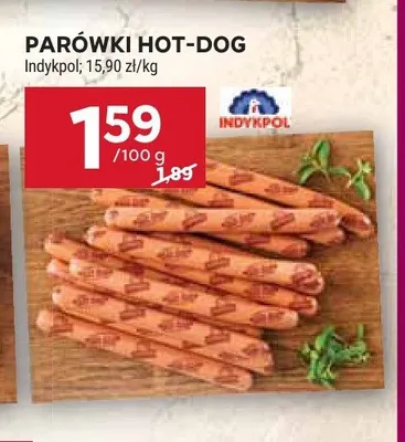Parówki Hot-Dog Indykpol promocja w Stokrotka